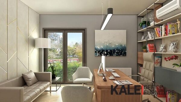 Siyah Beyaz Ofis Dekorasyonu - Kale Ofis