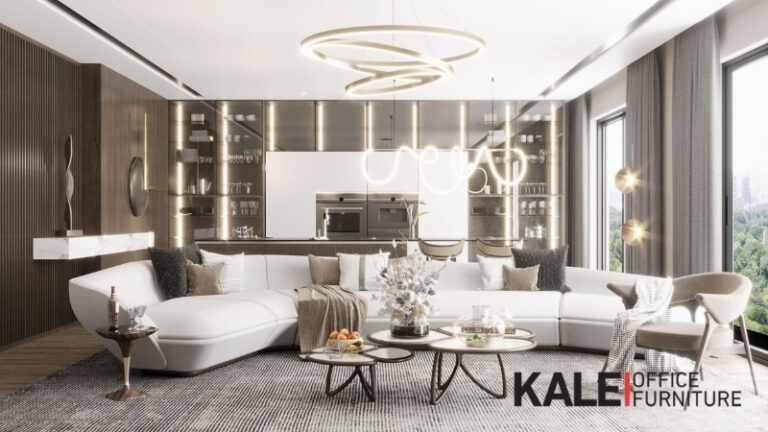 Siyah Beyaz Ofis Dekorasyonu - Kale Ofis