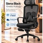 Siena Black Yönetici Koltuğu