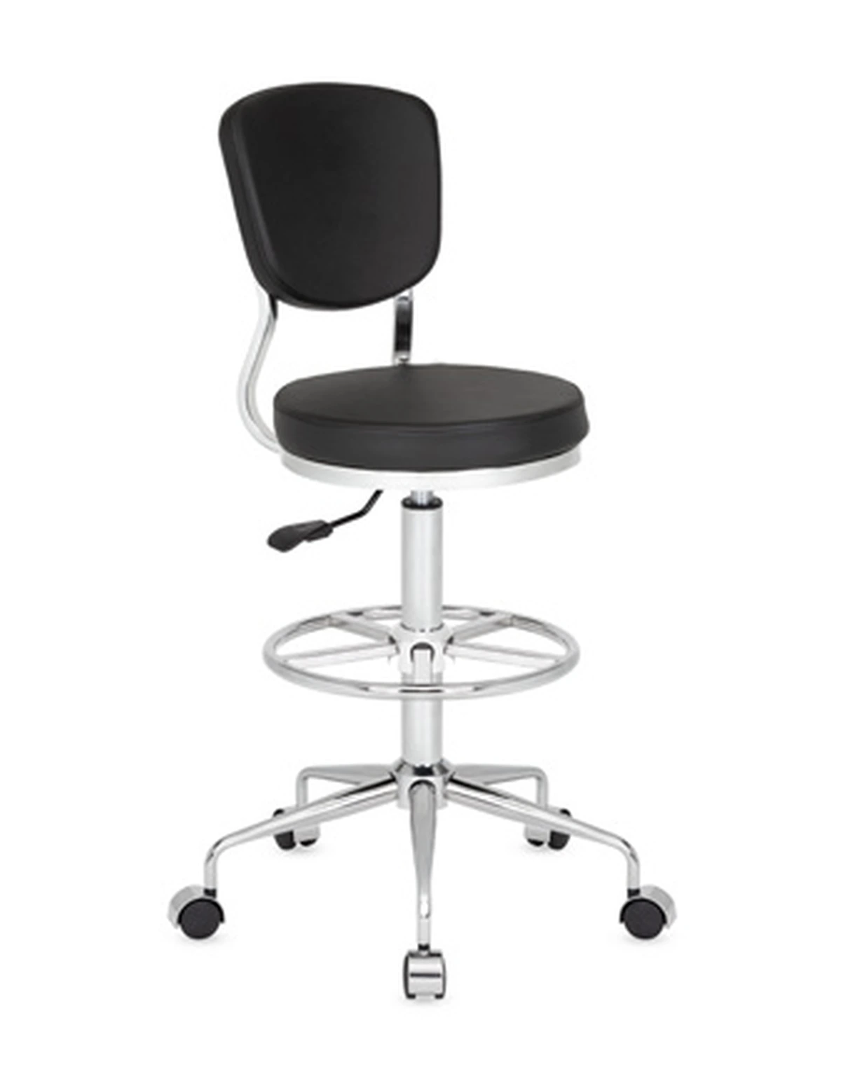 Kale-Ofis-Bar-735-Mercan Mercan 735 Yuvarlak Çemberli Yıldız Ayaklı Bar Taburesi - Görsel 1