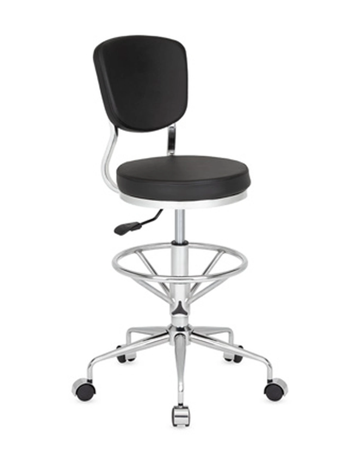 Kale-Ofis-Bar-737-Mercan Mercan 737 Ayarlı Çemberli Yıldız Ayaklı Bar Taburesi - Görsel 1