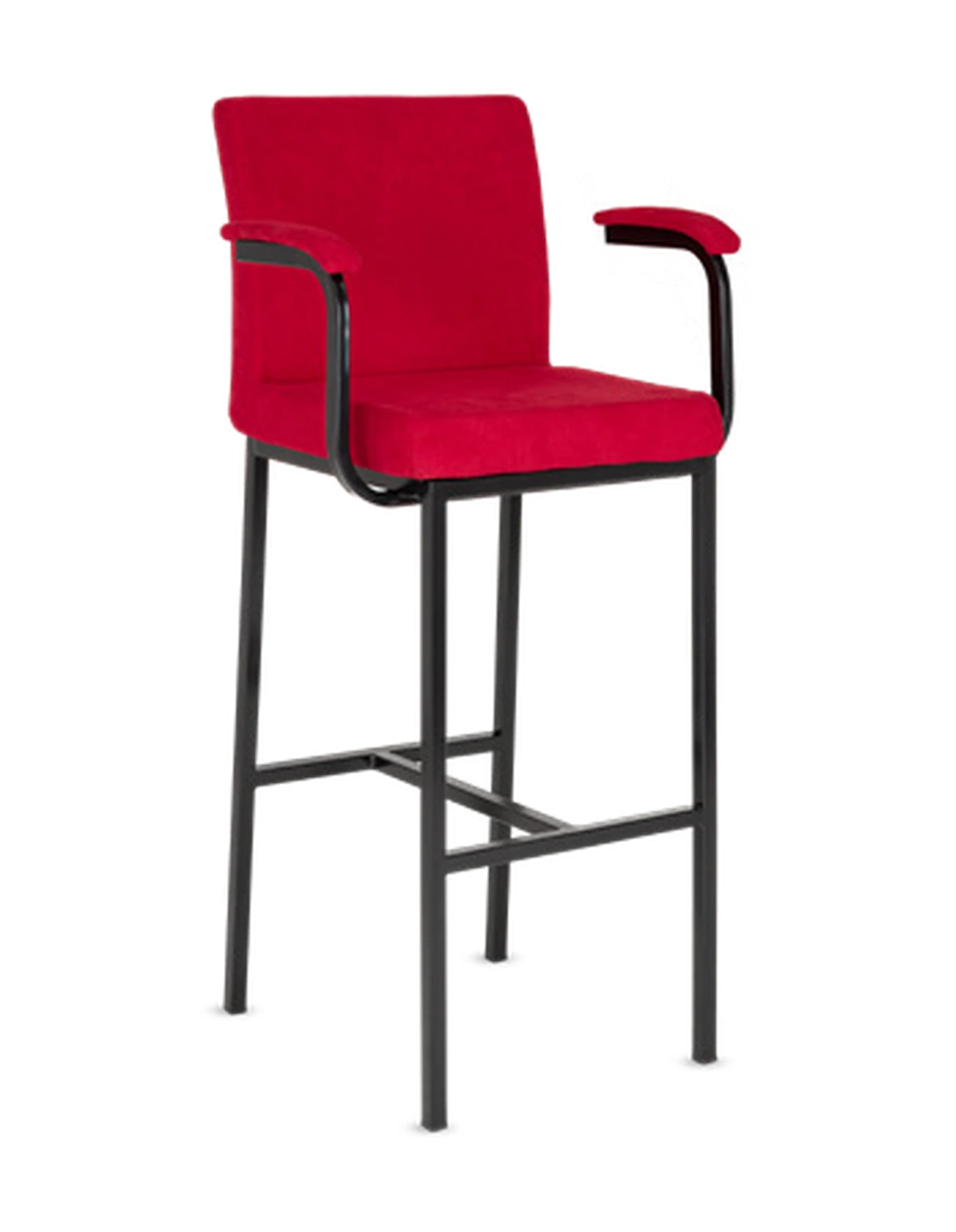 Kale-Ofis-Bar-789-Tima Tima 789 Kollu Metal Ayaklı Bar Taburesi - Görsel 1