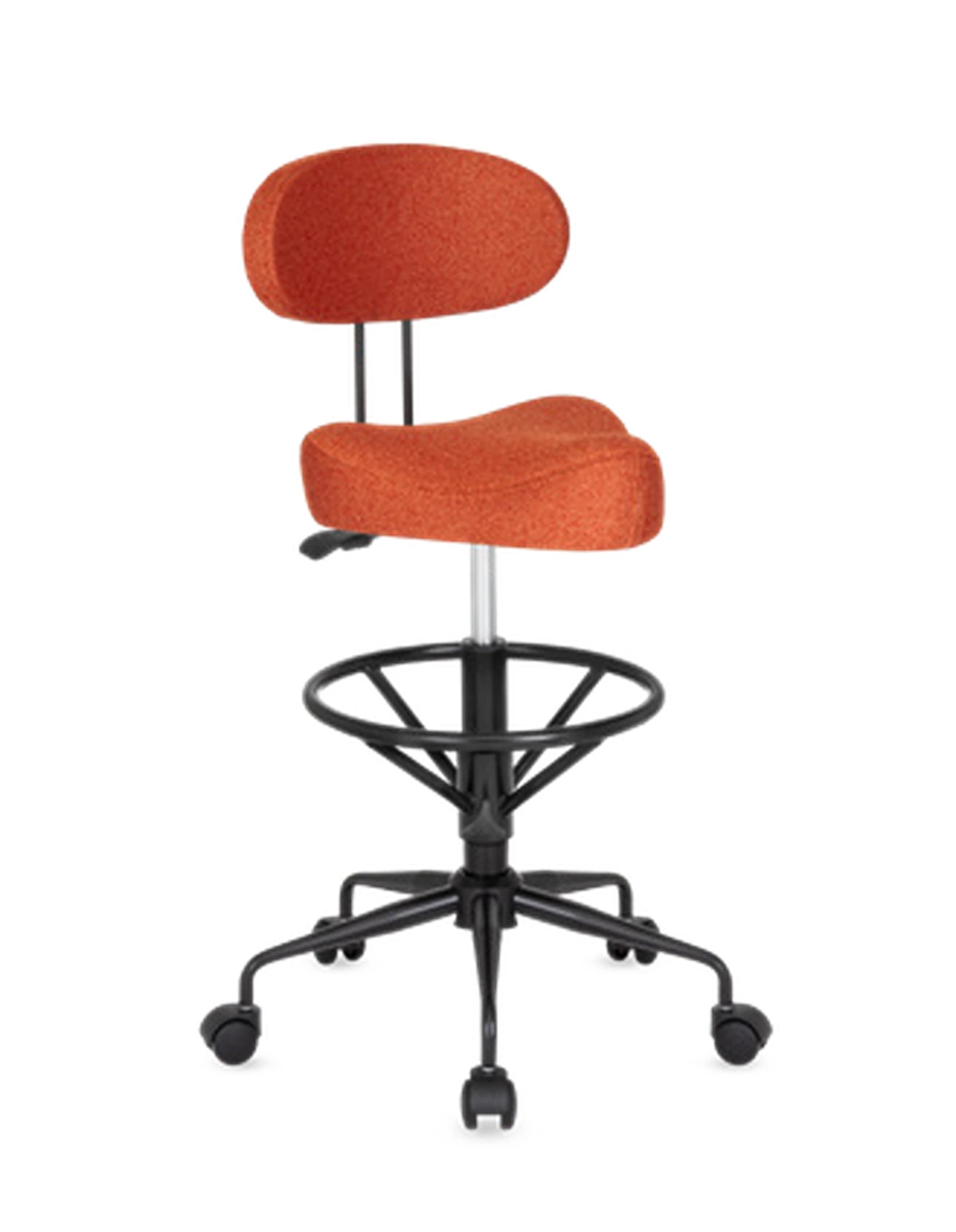 Kale-Ofis-Bar-796-Vatos Vatos 796 Boyalı Ayarlı Çemberli Yıldız Ayaklı Bar Taburesi - Görsel 1