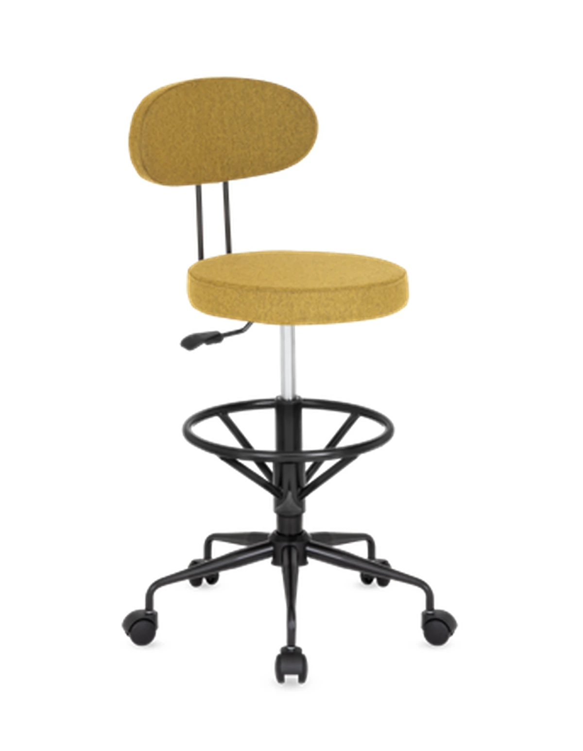 Kale-Ofis-Bar-805-Yildiz Yıldız 805 Ayarlı Çemberli Yıldız Ayaklı Bar Taburesi - Görsel 1