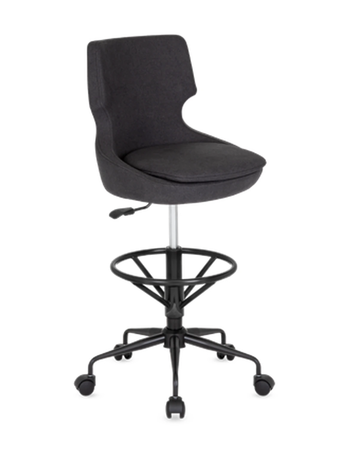 Kale-Ofis-Bar-811-Zaga-Junior Zaga Junior 811 Ayarlı Çemberli Yıldız Ayaklı Bar Taburesi - Görsel 1