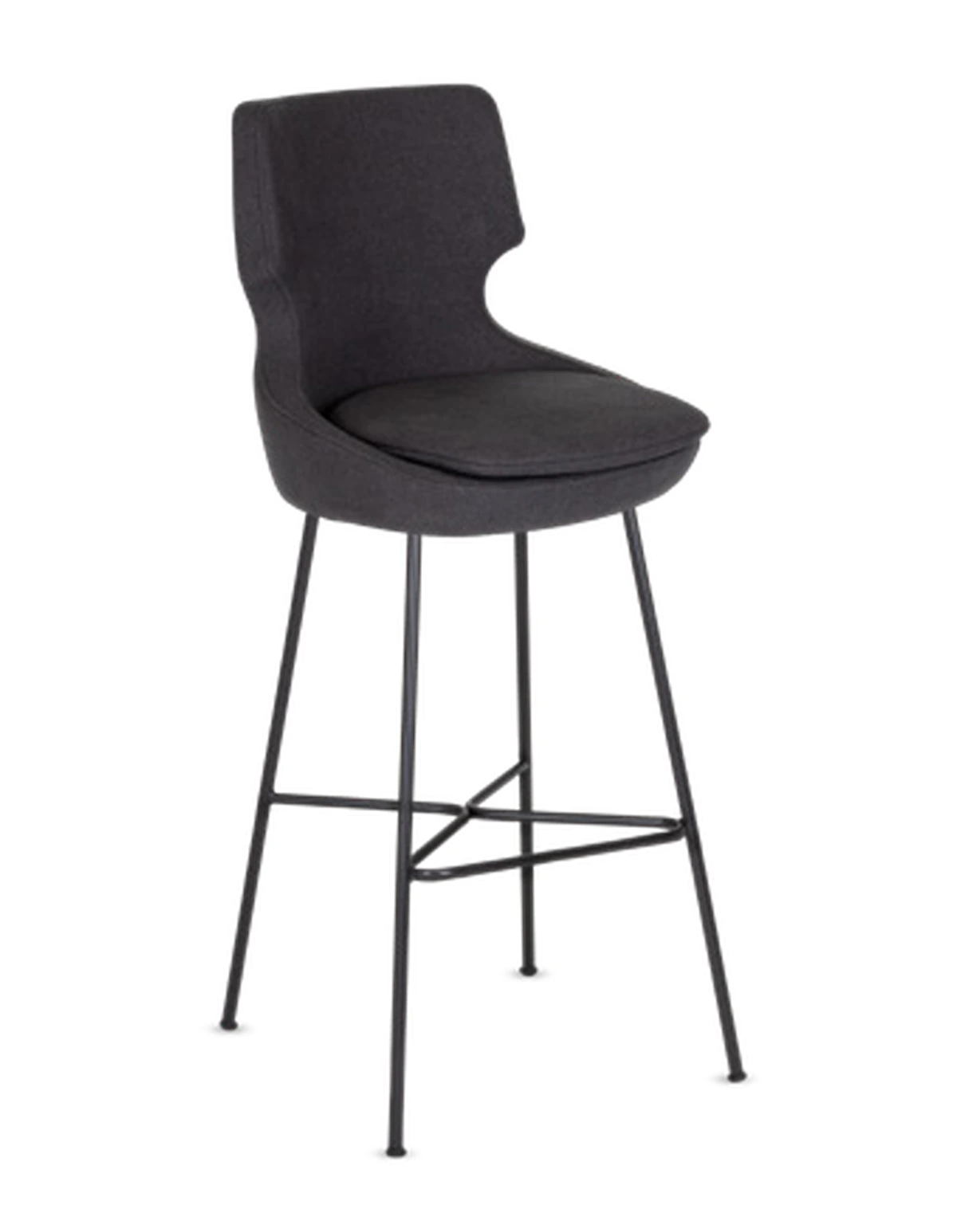 Kale-Ofis-Bar-814-Zaga-Junior Zaga Junior 814 Metal Ayaklı Bar Taburesi - Görsel 1