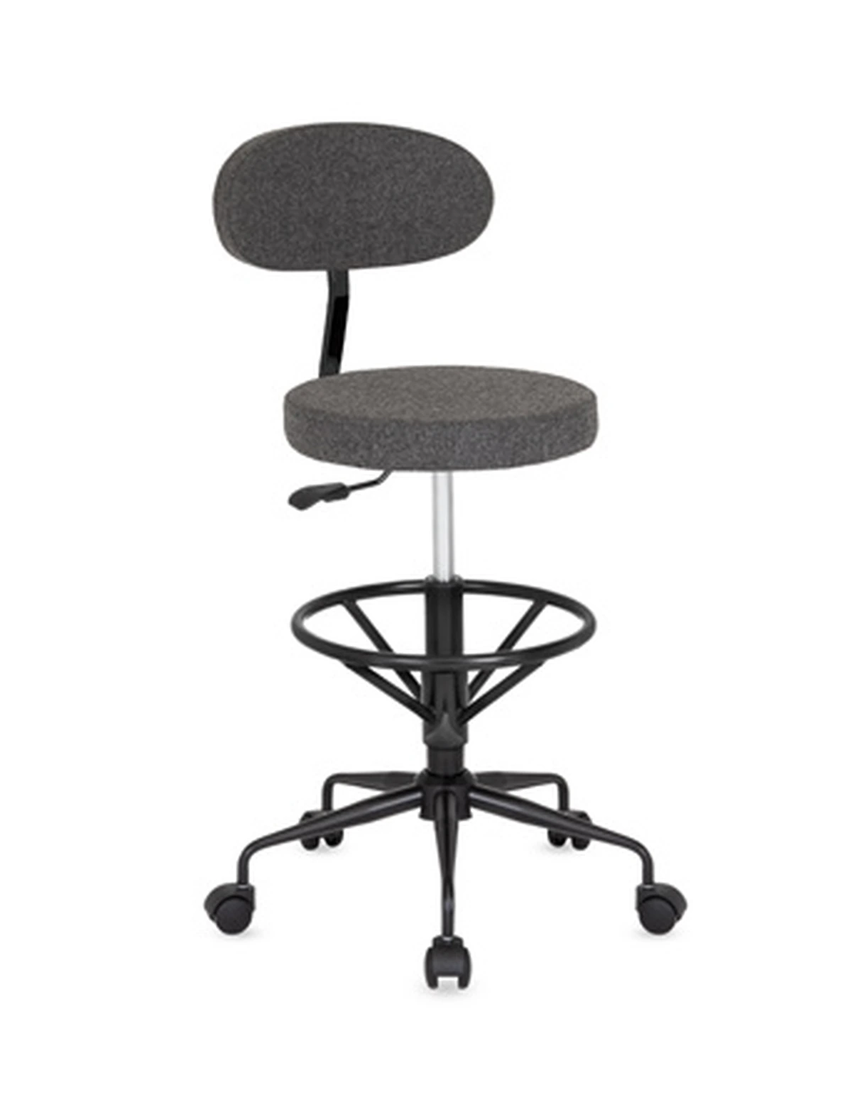 Kale-Ofis-Bar-825-Damla Damla 825 Ayarlı Çemberli Yıldız Ayaklı Bar Taburesi - Görsel 1