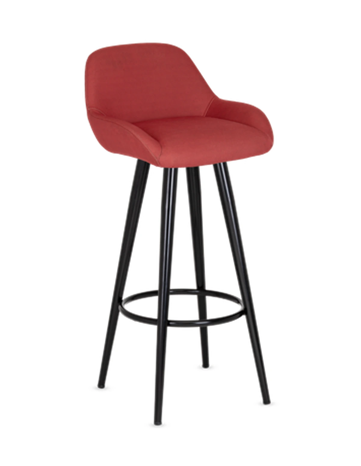 Kale-Ofis-Bar-834-Gul Gül 834 Metal Konik Ayaklı Bar Taburesi - Görsel 1