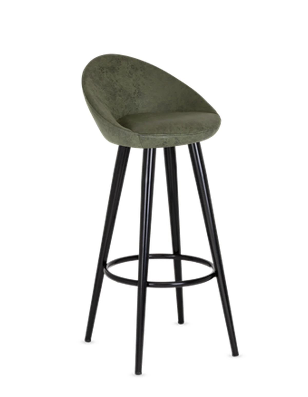 Kale-Ofis-Bar-884-Gloria Gloria 884 Metal Konik Ayaklı Bar Taburesi - Görsel 1