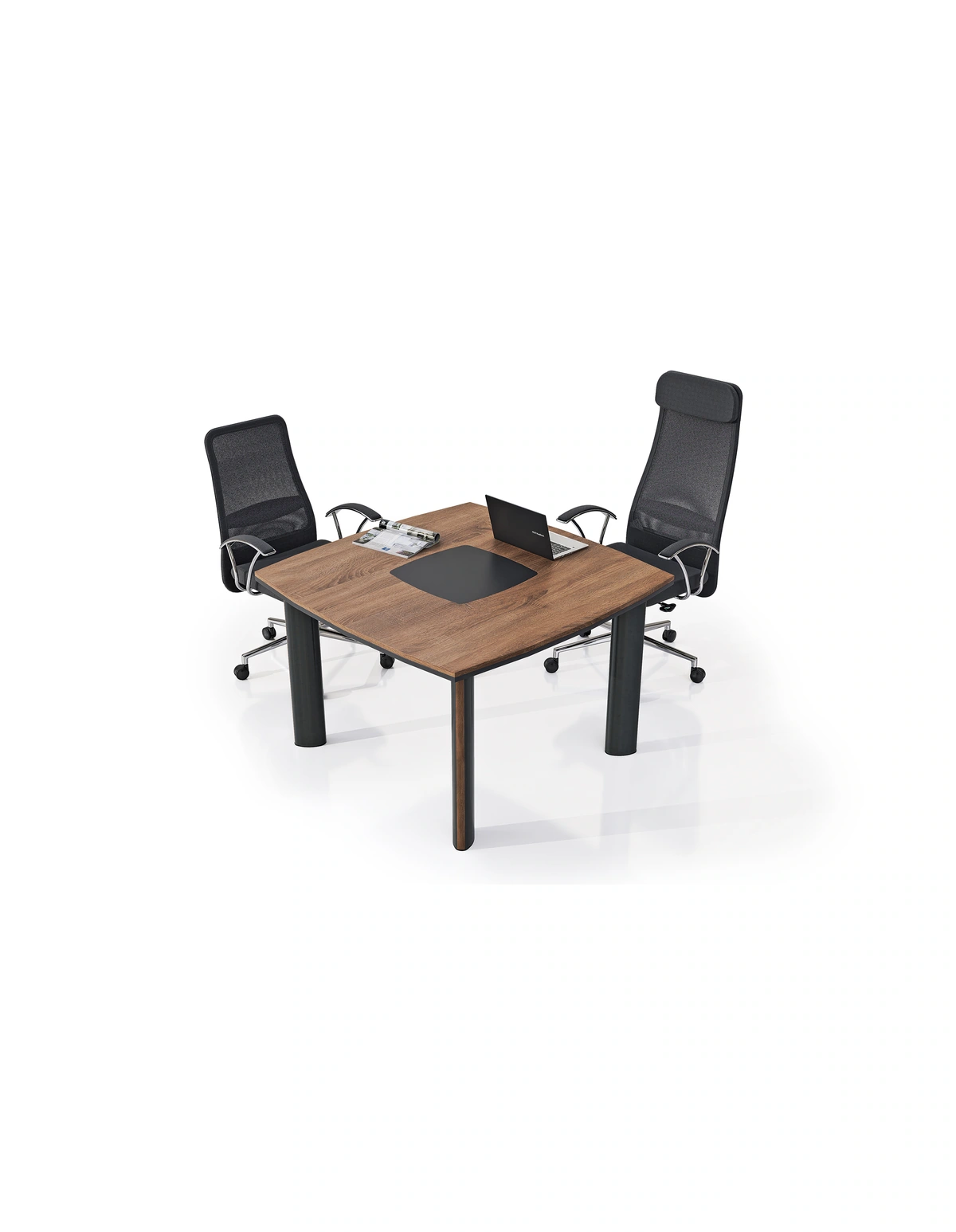 kale-ofis-morina-toplanti-masasi-03-kare-masa Morina 120x120 cm sümen ayrıntılı kare toplantı masası